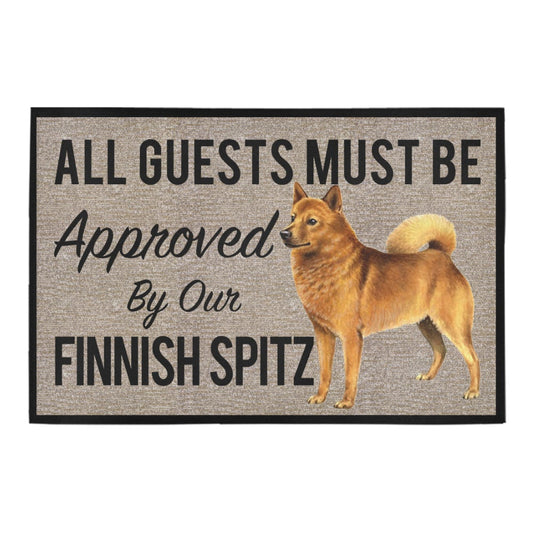 CLOOCL All Guests Must Be Approved By Our Golden Retriever Doormat 3D Pet Dog Doormat Absorbent Nonslip Carpet Entrance Door Mat